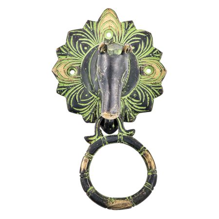 Horse Face Brass Door Knocker