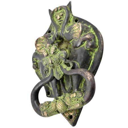 Bat Face Bronze Door Knocker