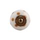 White Camel Dot Ceramic Knob