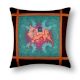 Camel Printed Cushion Cover
