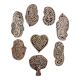Set of 8 Piece New Mix Wooden Printing Block