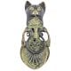 Bronze Black Cat Knocker Ring