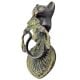 Bronze Black Cat Knocker Ring