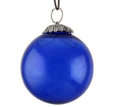 Navy Blue Round Christmas Hanging Online