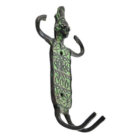 Indian Tribal Cast Brass Wall Hooks