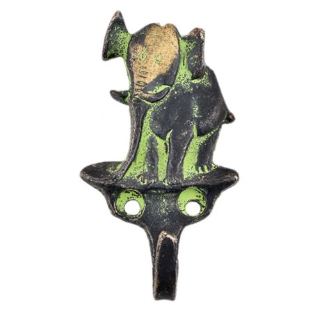Wild Elephant Brass Metal Hooks