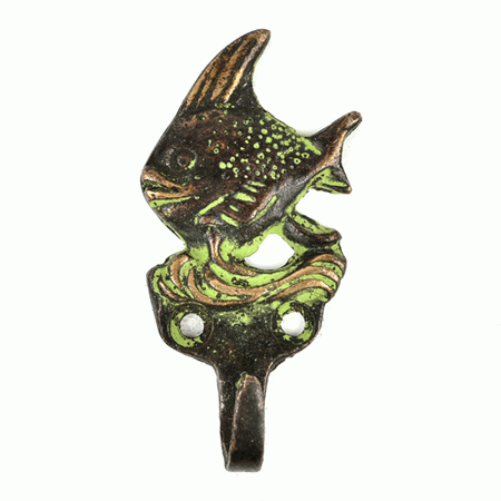 Bronze Black Fish Wall Hooks