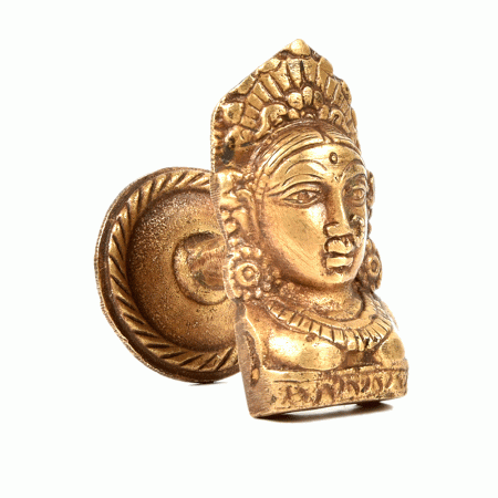 Dancing Lady Face Decorative Door Handle