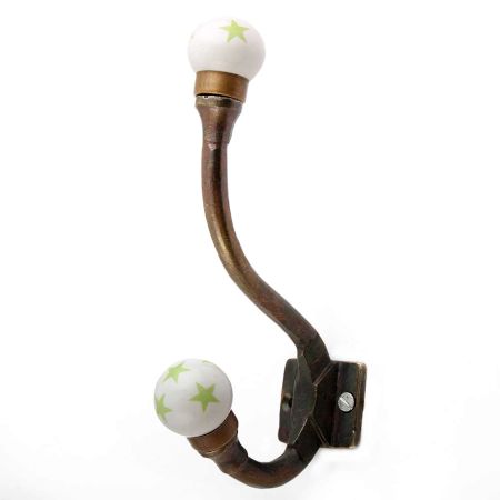 Pea Green Star Iron Hooks-EHG-102