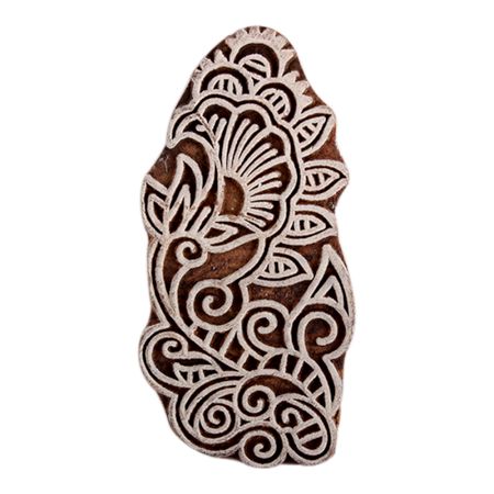 Set of 1 Piece New Wooden Printing Block