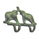 Elephants Play Sculpture Bronze Hooks