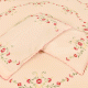 Peach Orange Cotton Bedsheet