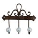 Turquoise Star Ceramic Iron Hooks