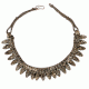 Silver Oxidized Indian Tribal Choker Necklace