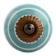 Sea Green White Knob