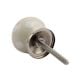 Cream White Dot Small Dresser Knob