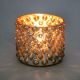 Silver Vintage Effect Cup Candle Holder