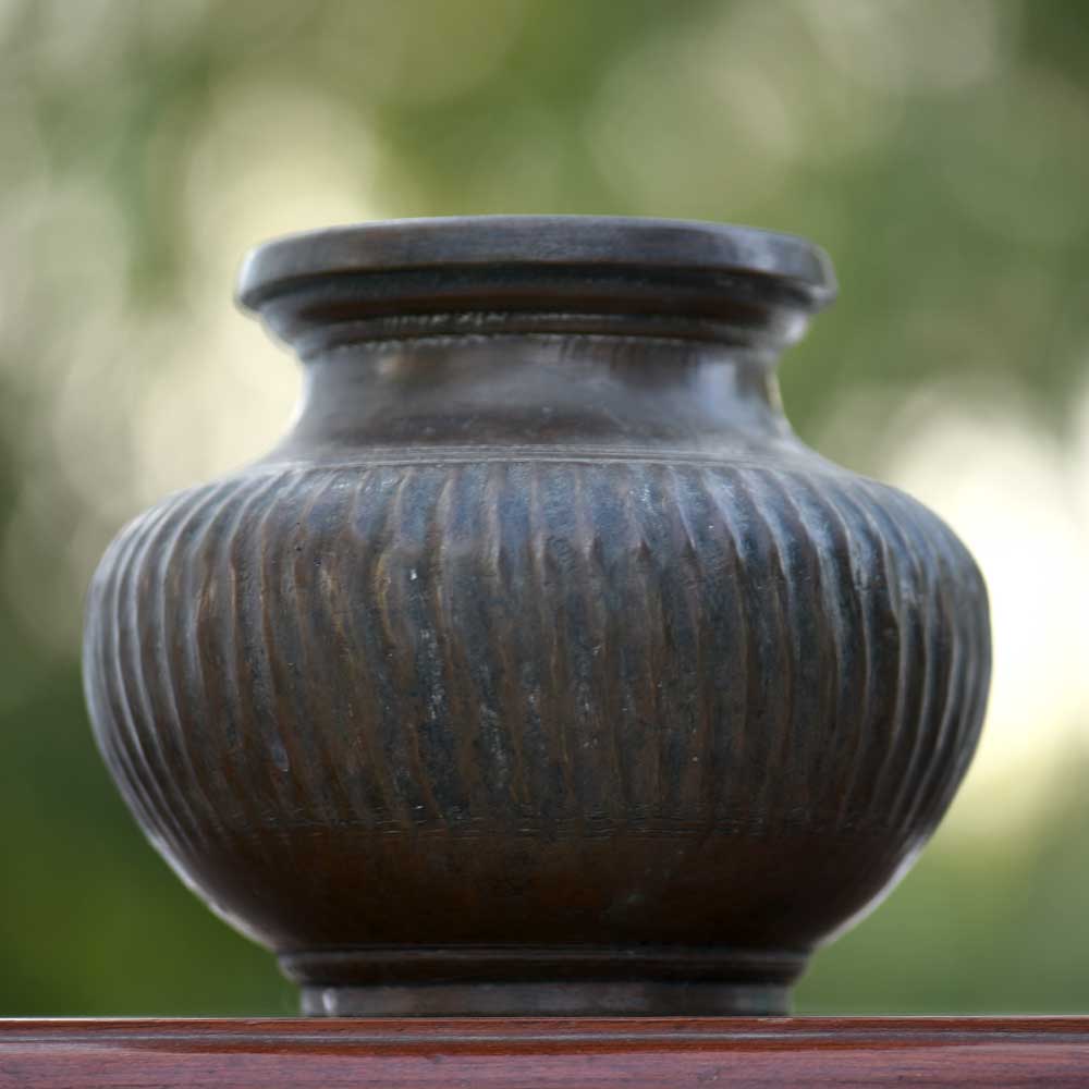 Brass Muskmelon Shape Water Pot