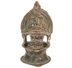 Hindu Laxmi Lamp Traditional Indian Ethnic Ritual Bronze Rare