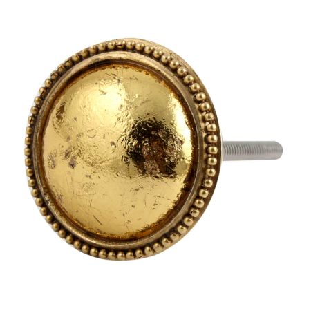 Golden Wheel Floral Metal Cabinet Knobs Online