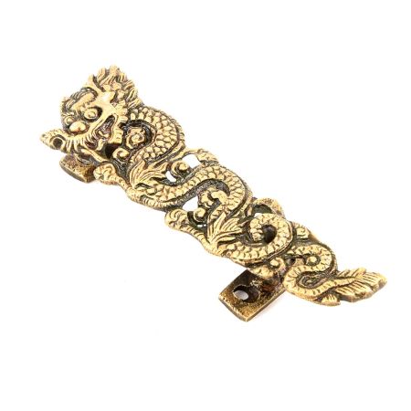 Brass Chinese Long Dragon Door Handles