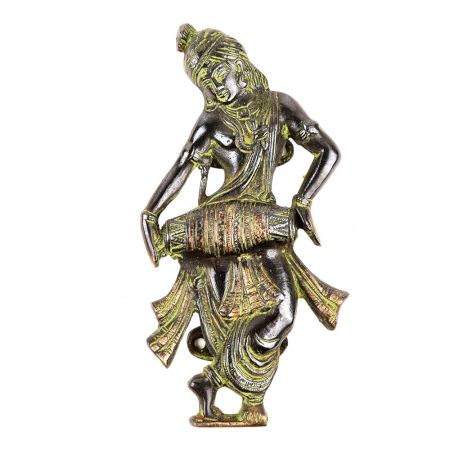 Indian Metal Figurine Male Door Handle
