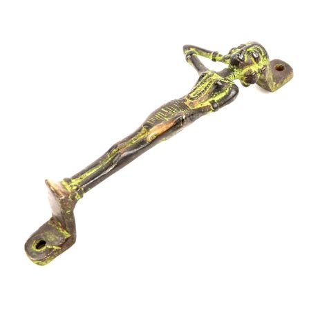Bronze Tribal Female Figurine Door Handle
