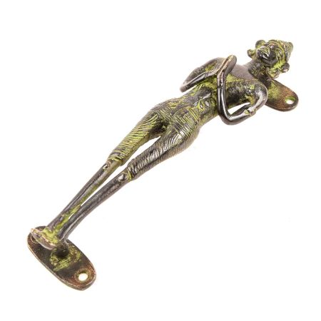 Black Bronze Tribal Man Design Door Handle