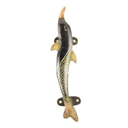 Black Dolphin Bronze Brass Door Handle