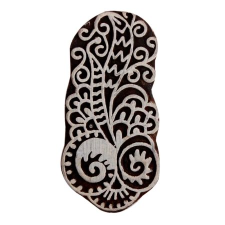 Set of 1 Piece New Wooden Printing Block