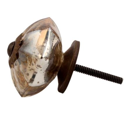 Antique Golden Glass Knob