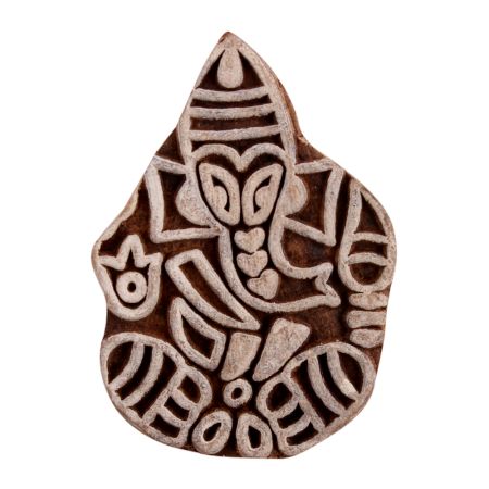 Set of 1 Piece New Wooden Printing Block