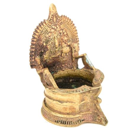 Traditional Bronze Kerala Oil Lamp
