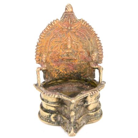 Bronze Lakshmi Villaku Puja Lamp