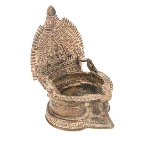 Hindu Goddess Lakshmi Lamp Temple Oil Lamp Diya