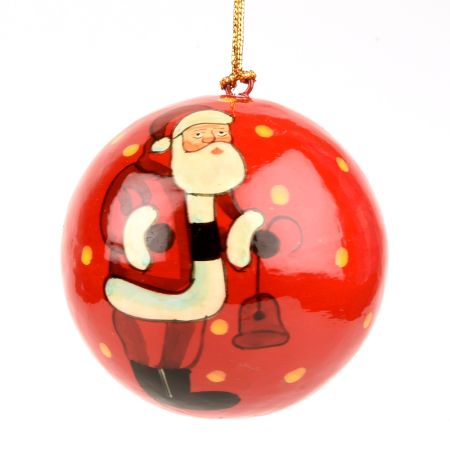 Santa Clause Hand Painted Christmas Ornament
