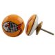 Mustard Fish Flat Ceramic Drawer Knob