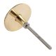 Golden Wheel Floral Metal Cabinet Knobs Online