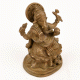 Brass Elephant Headed God Ganesh Statue