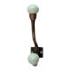 Sage Green Ceramic Iron Hooks-EHG-91