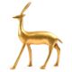 Vintage Brass Antelope Figurine