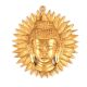 Brass Buddha Sun Mask Wall Decor Hanging