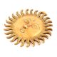 Wall Hanging Motif Of Sun Brass Statue