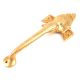 Ganesha Brass Finish Door Handle