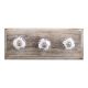 Festive Floral Ceramic Wooden Hooks