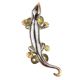 Black Lizard Shape Door Handle of Brass