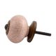 Baby Pink Crackle Ceramic Drawer Knob Online