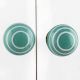 Sea Green Striped Knob