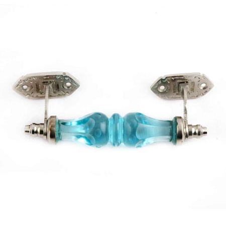 Water Glass Big Silver Door Handles