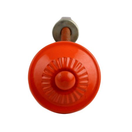 Orange Knob Fitting